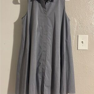 Rachel Roy Charcoal Button-Up dress